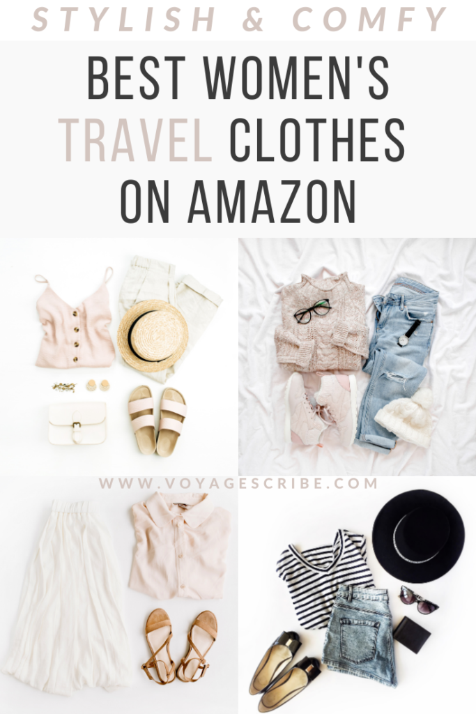 Stylish & Comfy Women's Travel Clothes on Amazon Pin