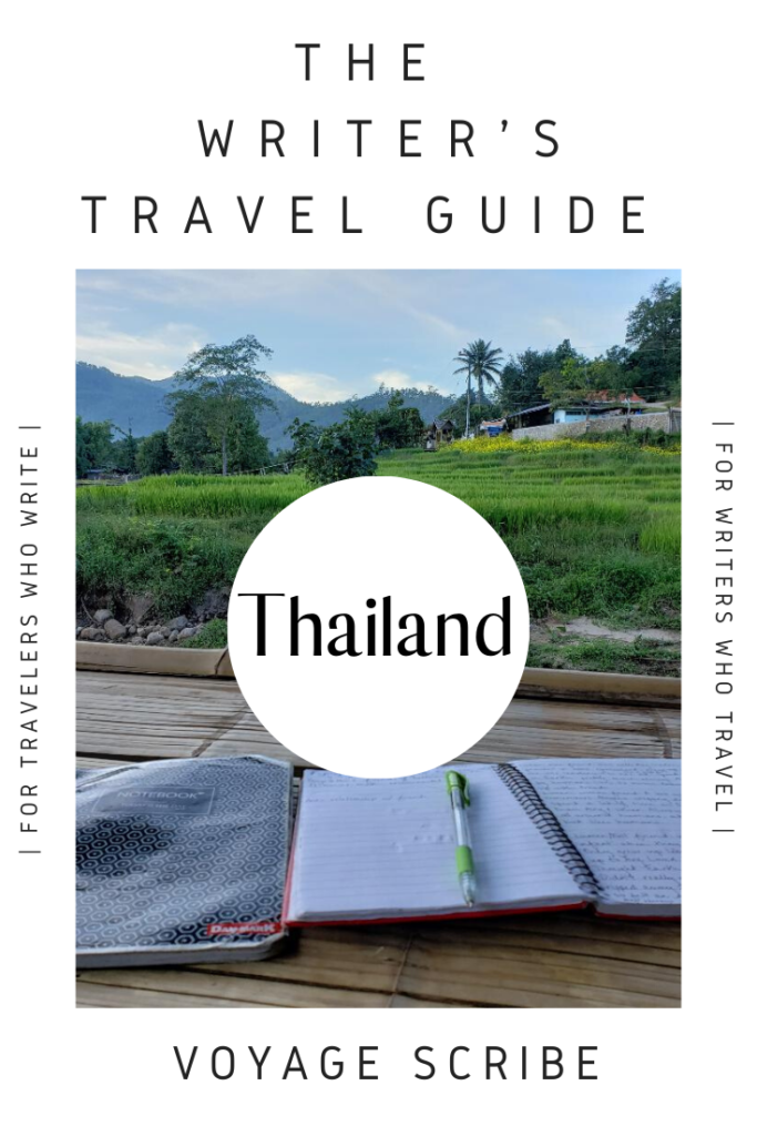 Writer's Travel Guide to Thailand Pin