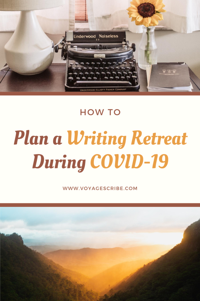 Writing Retreat During COVID-19 Pin