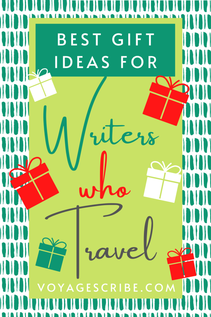 Best Gift Ideas for Writers Who Travel Pin