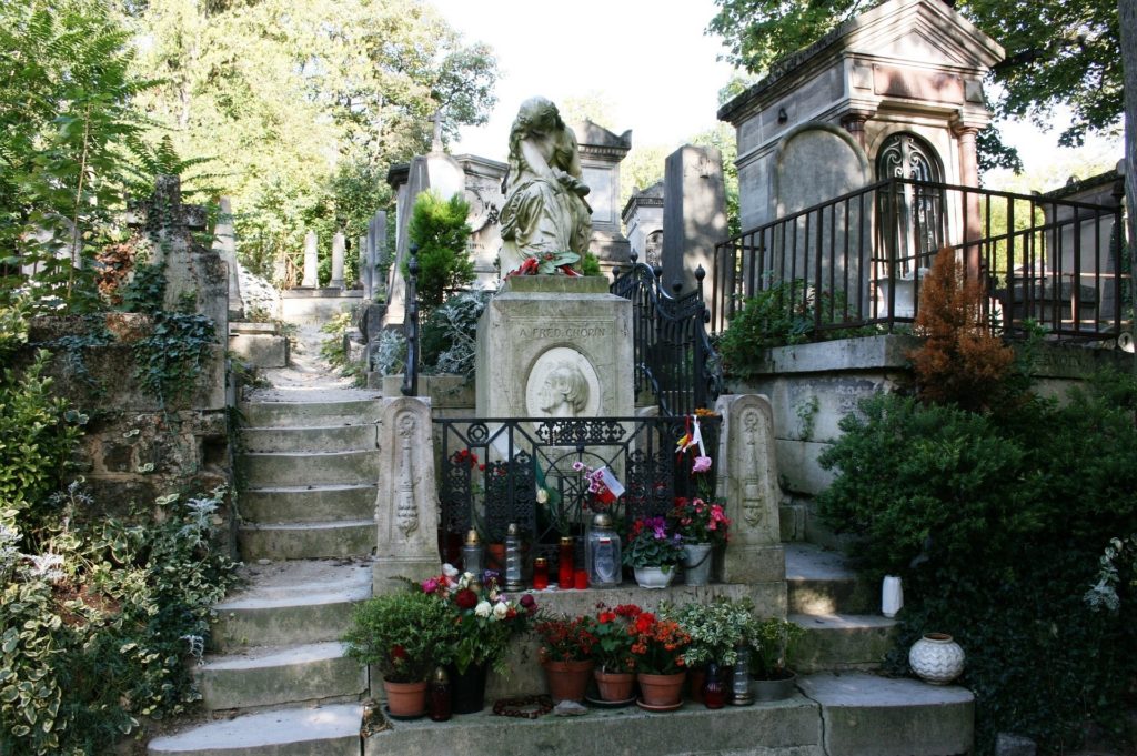 Chopin Tomb in Paris Cemetery