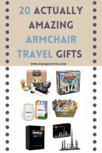 Armchair Travel Gifts pin