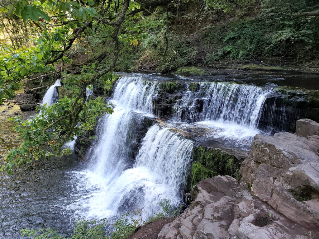 Waterfall in Brecon Beacons, Wales