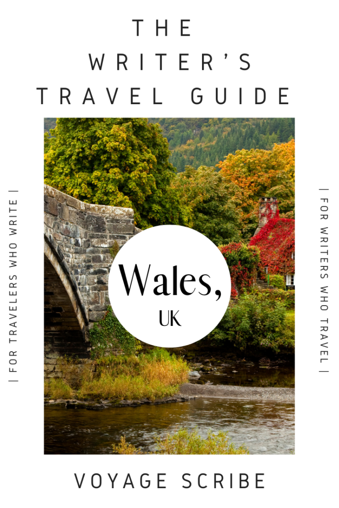 The Writer's Travel Guide to Wales, UK Pin