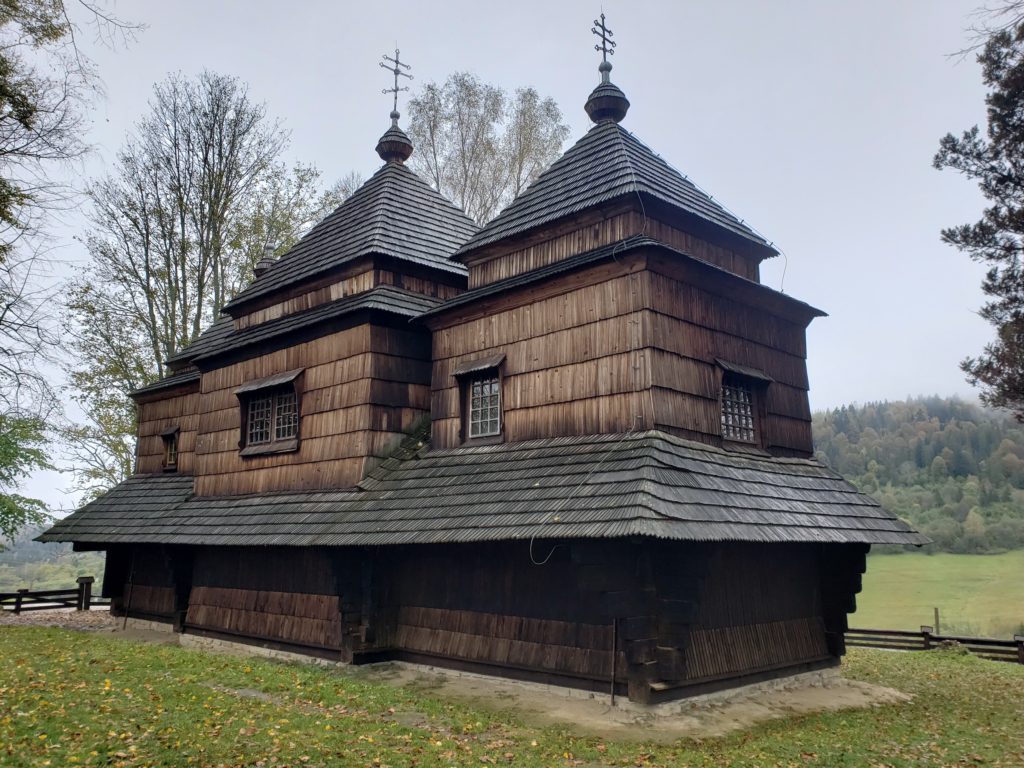 Old wooden church in Bieszczady