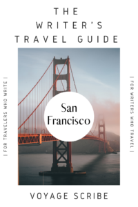 San Francisco Writer's Travel Guide Pin