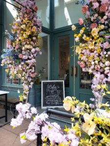 Babe's Tea Room with flowers