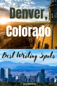 Denver, Colorado Best Writing Spots Pin