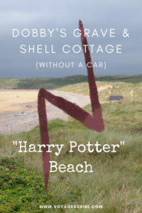 Dobby's Grave & Shell Cottage Without a Car Harry Potter Beach Pin