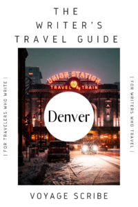 Writer's Travel Guide Denver pin