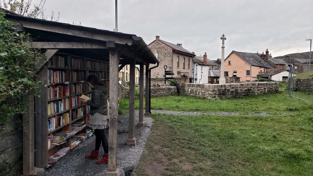 Castle bookstore in Hay on Wye