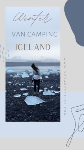 Van Camping Iceland Pin