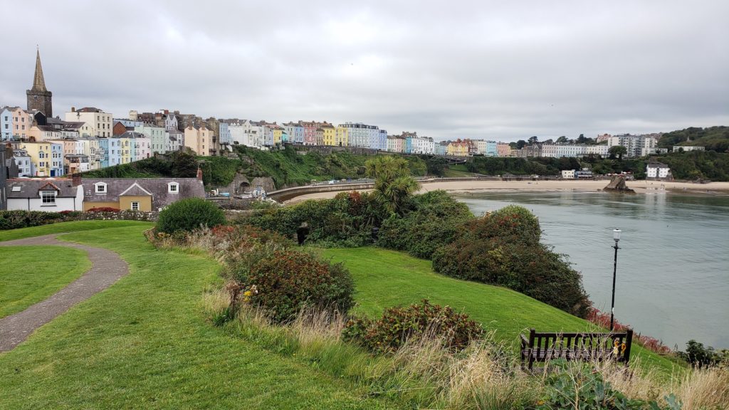 View of Tenby from Castle Hill