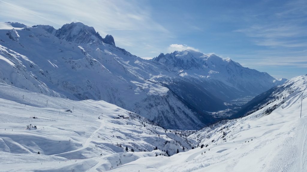 Chamonix ski area