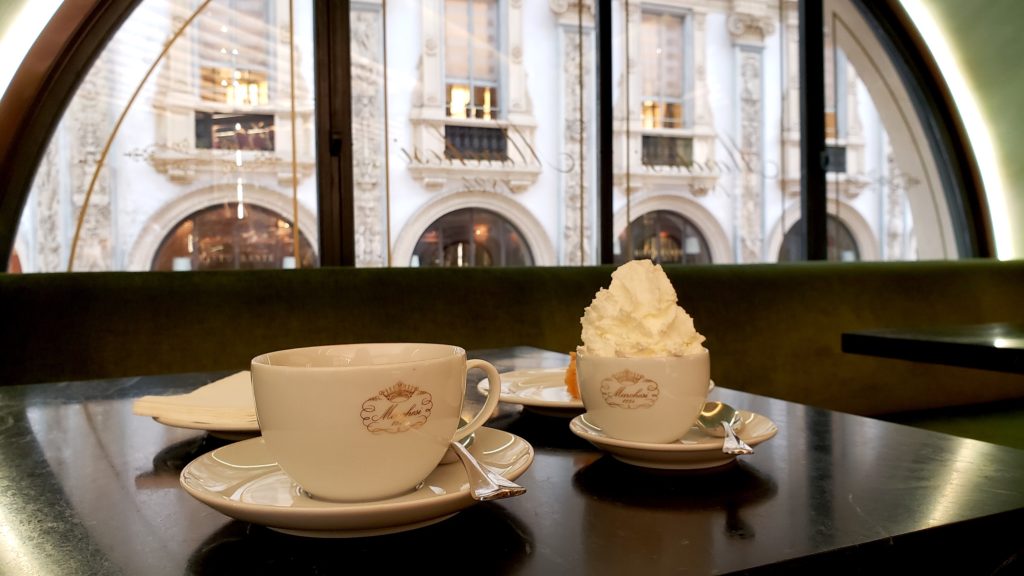 Marchesi cafe in Milan