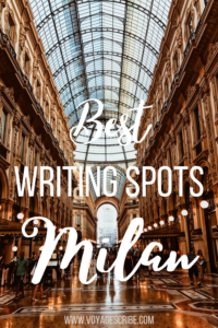 Milan Best Writing Spots Pin