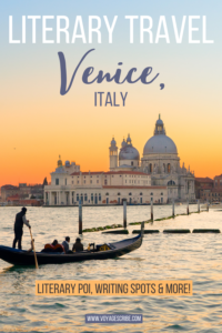 Literary Travel Venice Pin