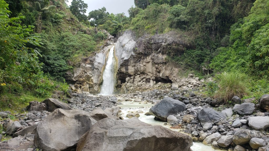 Lombok waterfall from Rinjani