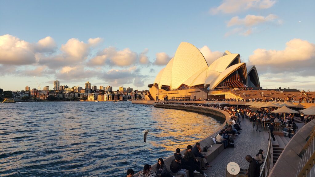 Sydney Opera House and Harbour, the city where the East Coast and Outback road trip loop begins